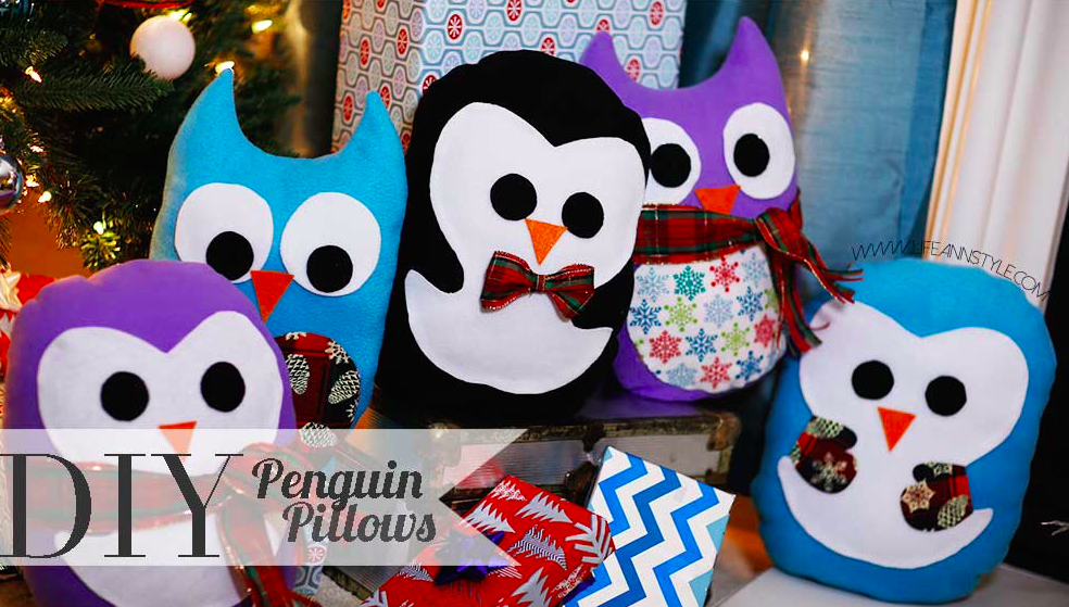 Diy Super Cute Owl Penguin Pillows Cute Diy Projects