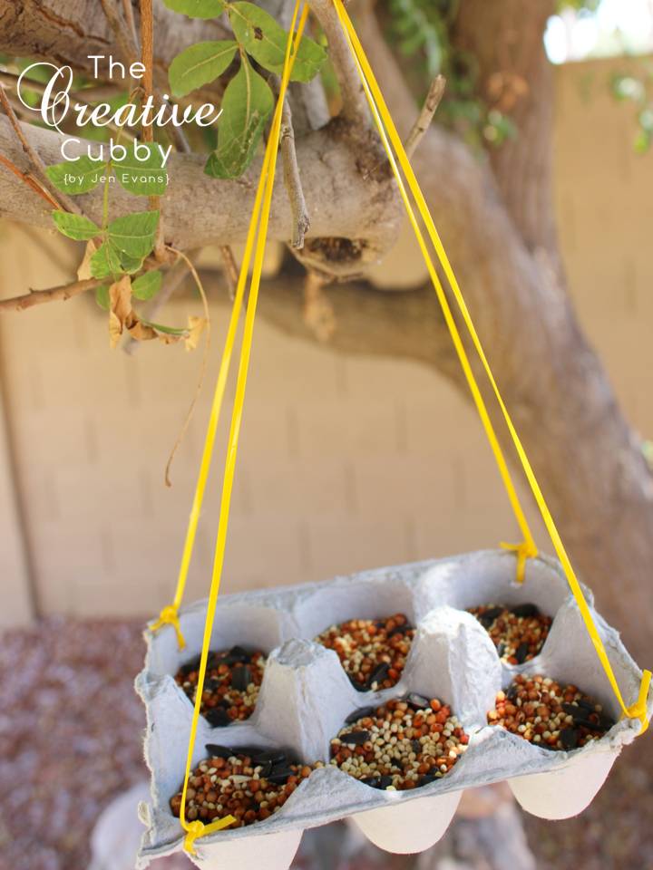 Egg Carton Bird Feeder Cute Diy Projects
